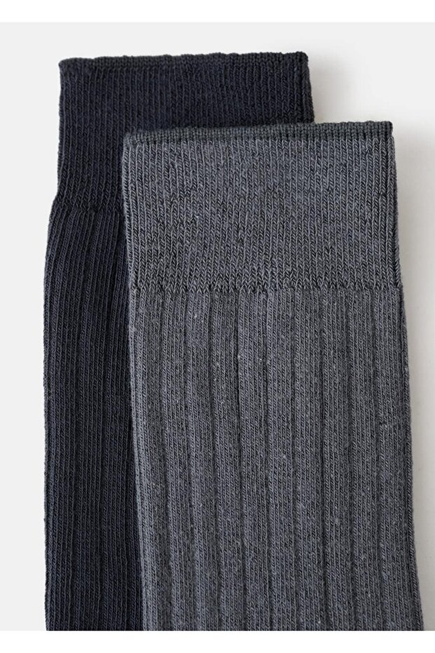 2'li fitilli pamuklu çorap seti - 2