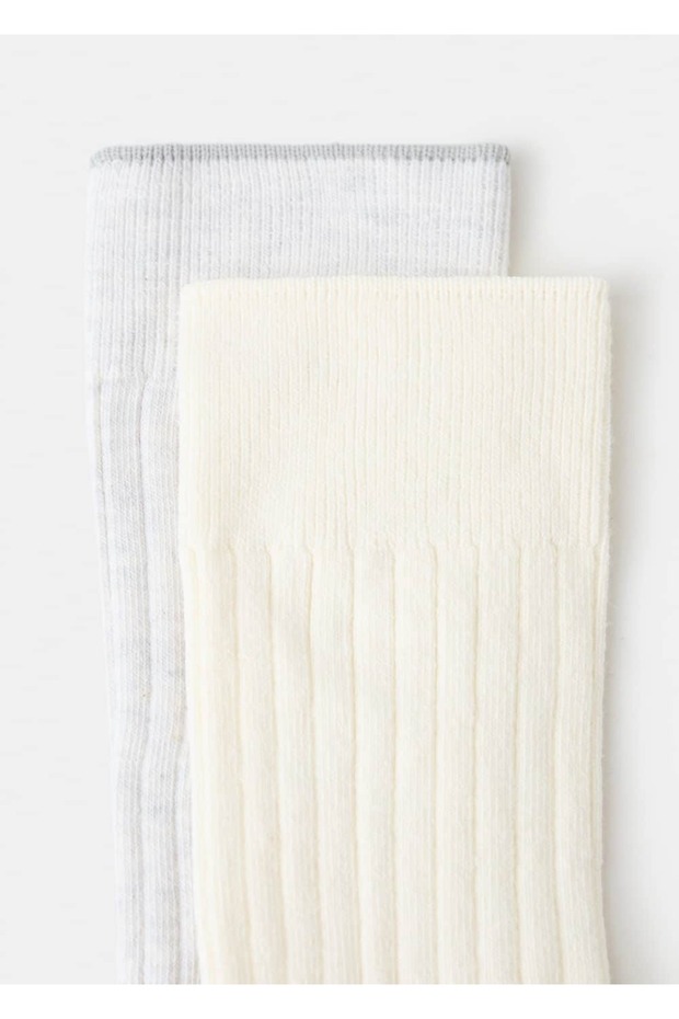 2'li fitilli pamuklu çorap seti - 2