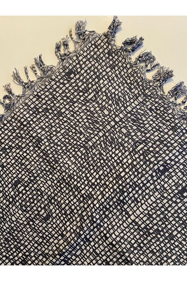 Straw Pattern Cheesecloth Writing - 1