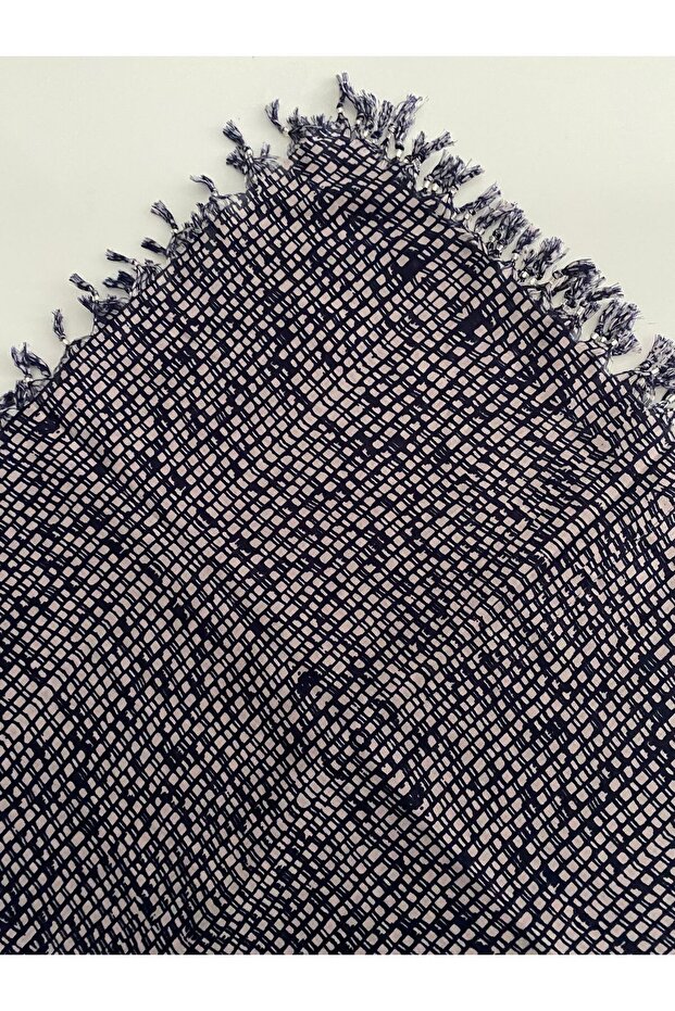 Straw Pattern Cheesecloth Writing - 1