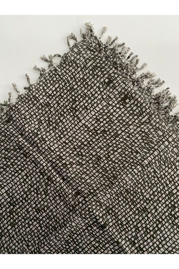 كتابة بنمط الخيزران على القماش - 1