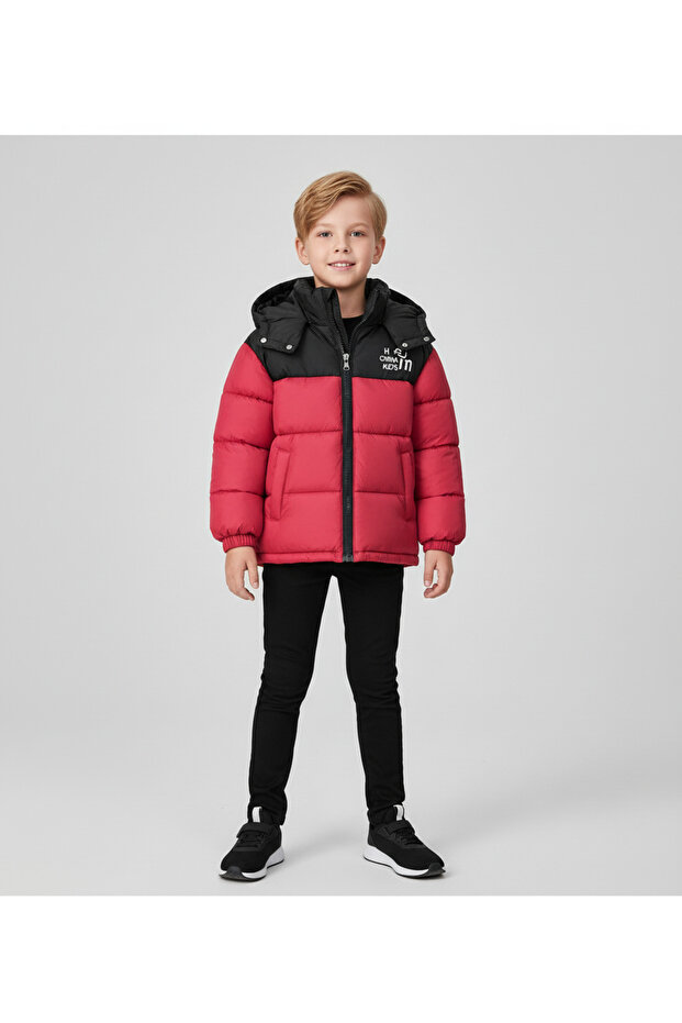 Çocuk Şişme Mont - 4