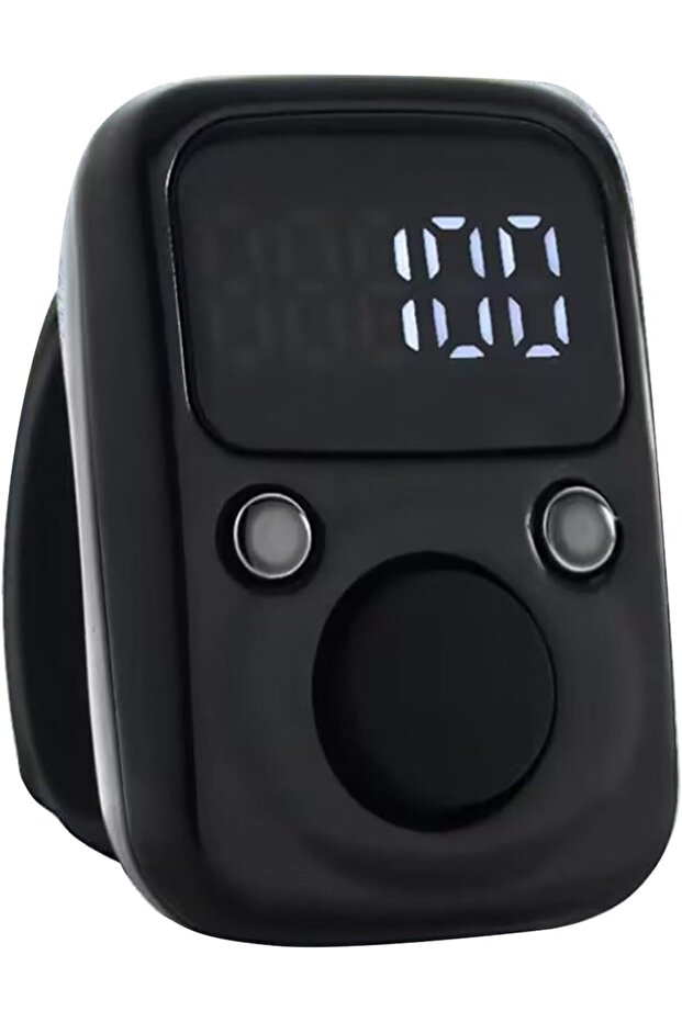Digital Tasbeeh Zikr Counter Ring With LCD Display Screen - 1