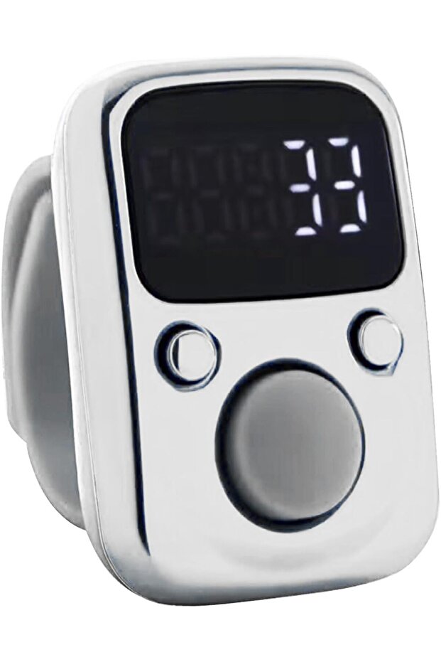 Digital Zikr Tasbeeh Finger Counter LED Screen with Adjustable Ring