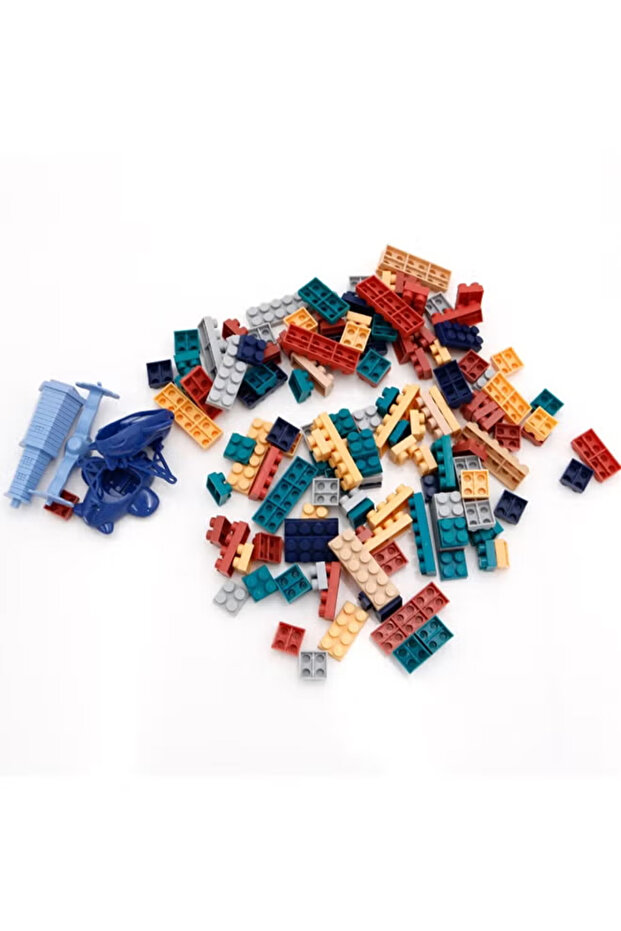 3D building block table, a DIY educational toy containing more than 120 large building blocks. - 6