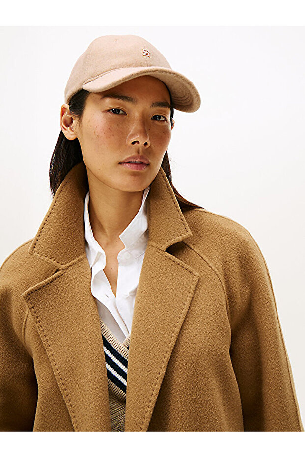 Chic TH Monogram Pure Wool Baseball Cap - 2