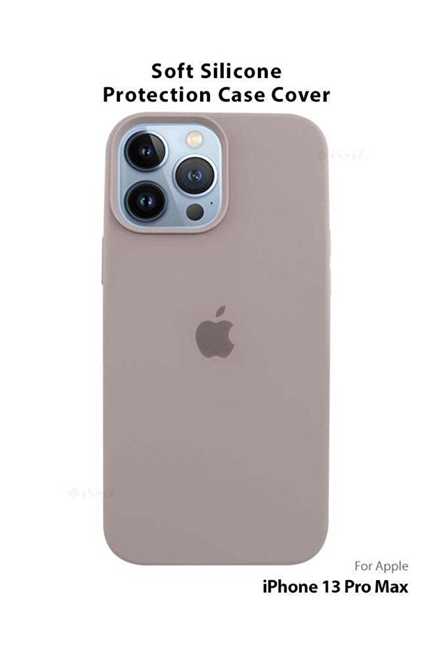 غطاء سيليكون متوافق مع الشعار لهاتف Apple iPhone 13 Pro Max