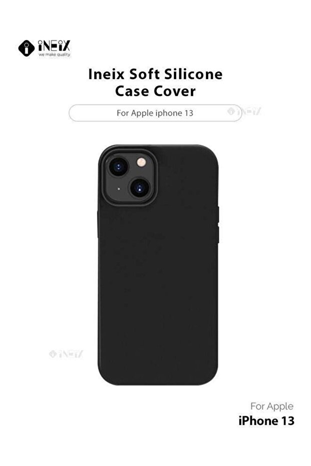 غطاء سيليكون ناعم لهاتف Apple iPhone 13