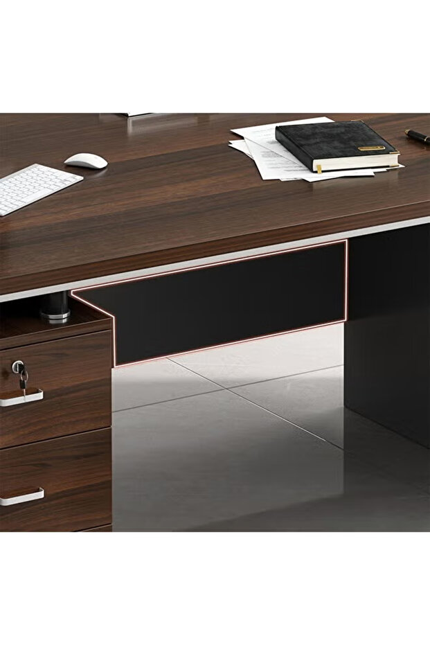 مكتب تنفيذي وطاولة كمبيوتر متعددة الوظائف 140 سم - 6