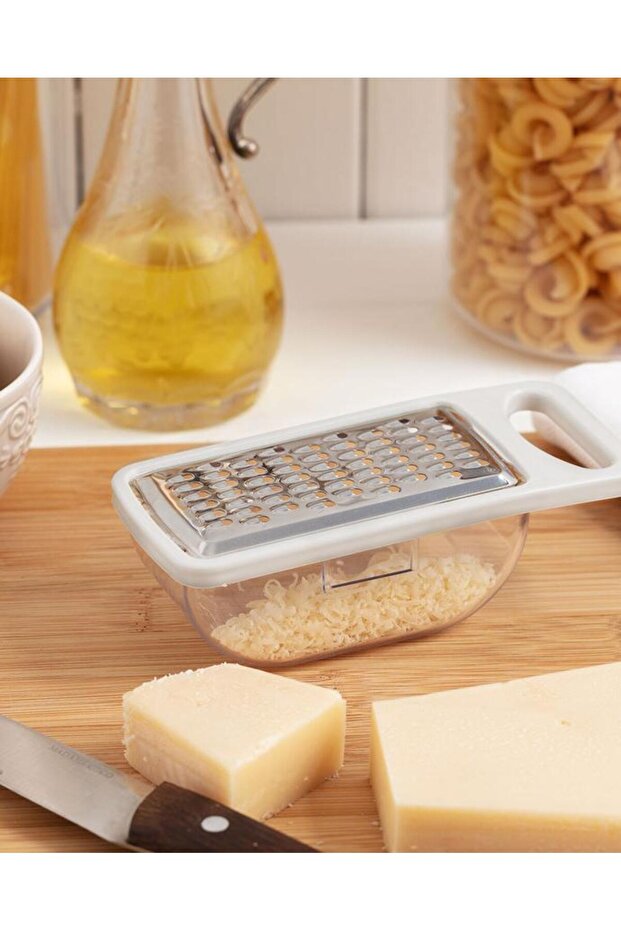 Hazneli Mini Rende | El Tipi Peynir Sarımsak Zencefil Rendesi | Pratik Mutfak Gereci - 1