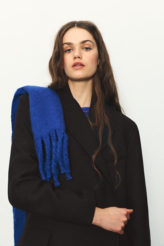 Manteco® uzun yünlü palto - 6