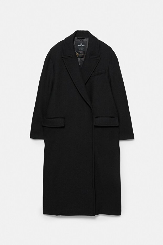 Manteco® uzun yünlü palto - 7