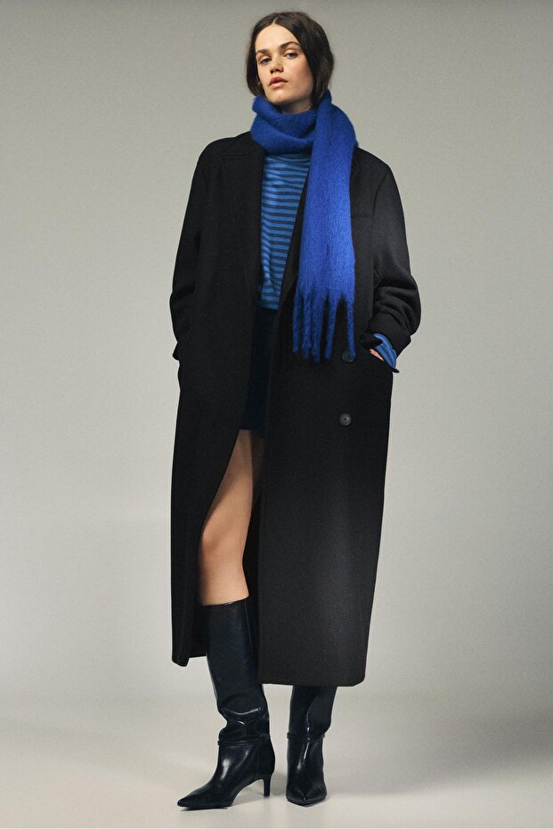 Manteco® uzun yünlü palto - 1