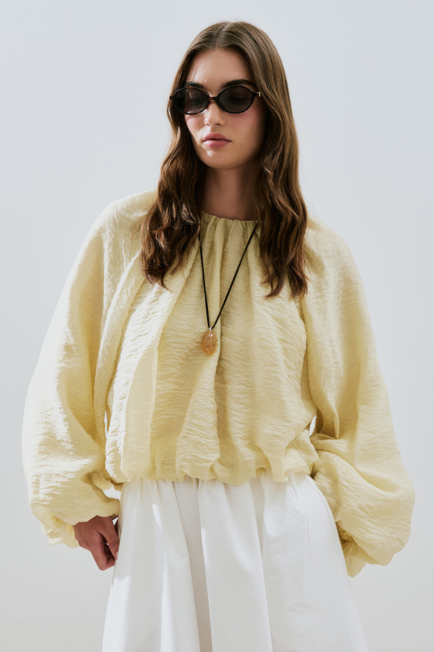 BALON FORM KISA BLUZ SOFT SARI - 5