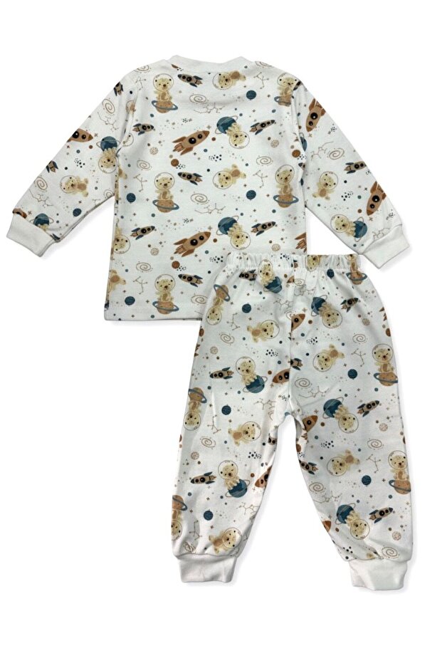 Boy's Pajama Set Teddy Bear Printed