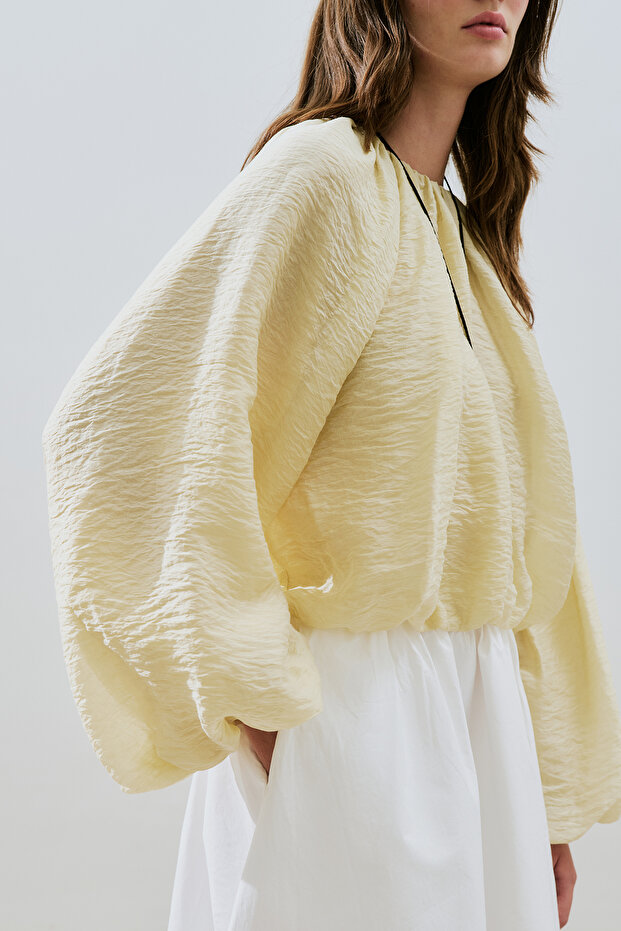 BALON FORM KISA BLUZ SOFT SARI - 6