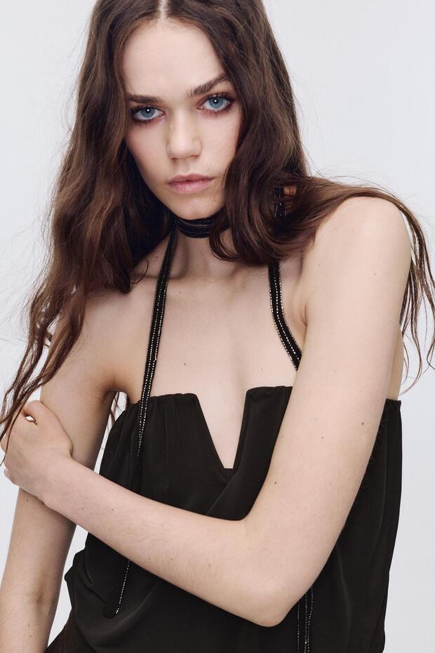 Straplez yaka body - 5