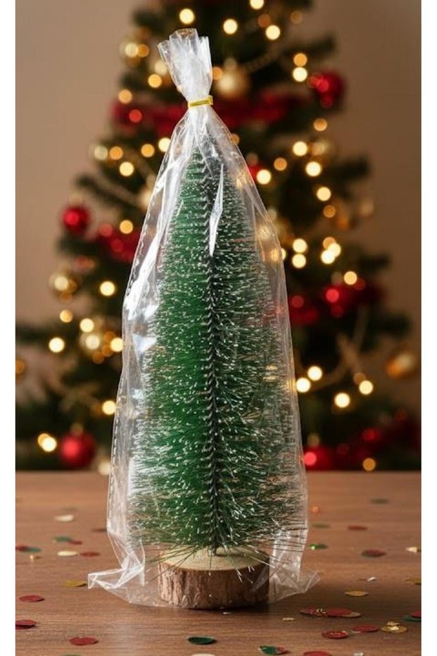 Ert-Yil-25237 New Year's Desktop Pine Tree 25 cm