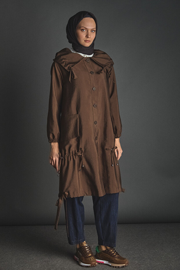 Denizci Yaka Stoperli Kap - 3