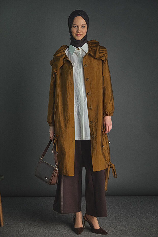 Denizci Yaka Stoperli Kap - 1