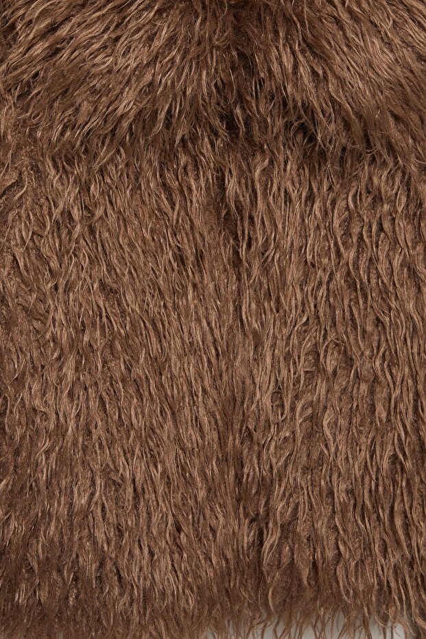 Kıvırcık suni kürk ceket - 7