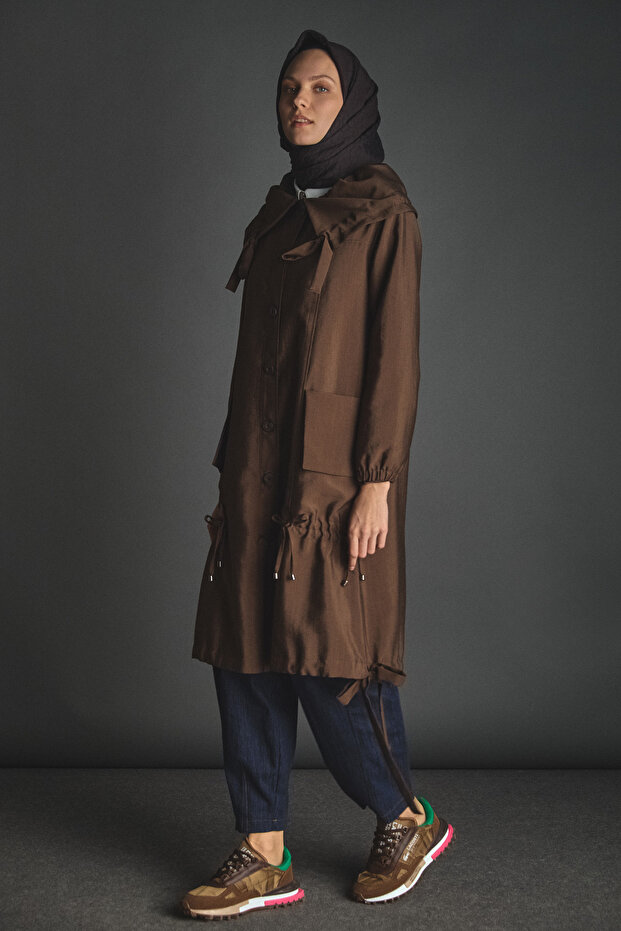 Denizci Yaka Stoperli Kap - 2