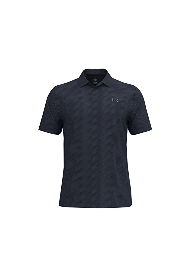 Ua Matchplay Printed Polo Men's Casual Polo T-Shirt 1377377-423 Blue