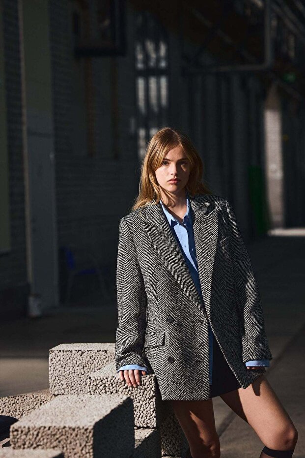 سترة مزدوجة الصدر - 2