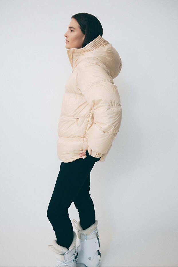 Down puffer ski jacket with ThermoMove™