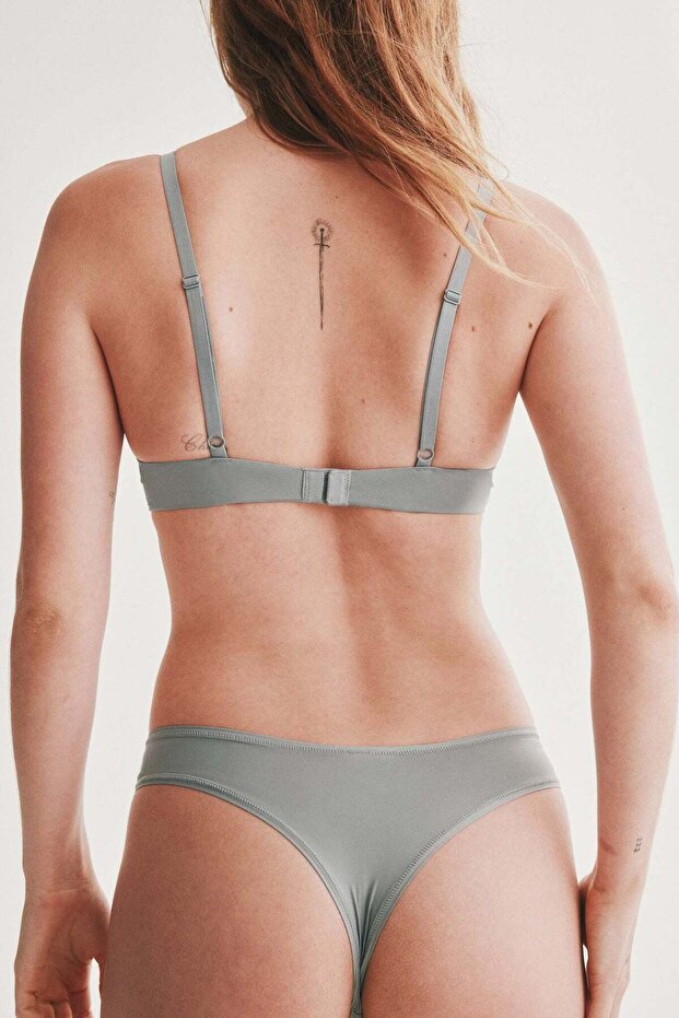 حمالة صدر مبطنة من الألياف الدقيقة بدون أسلاك - 2