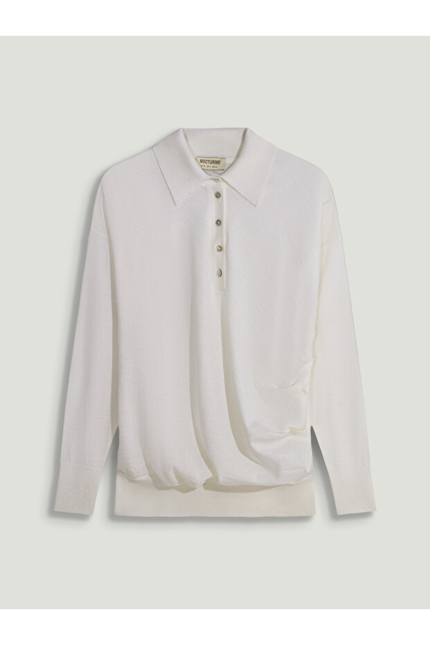 Drapeli Polo Yaka Triko - 4