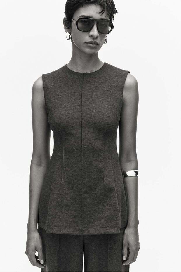 Waisted Ponte di Roma top