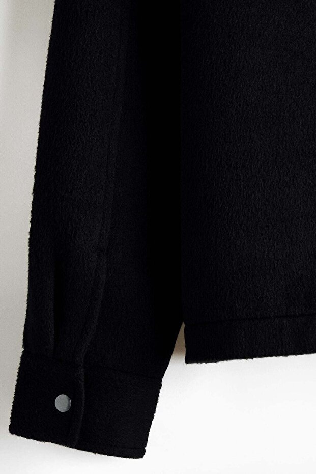 قميص خارجي من مزيج الصوف - 8