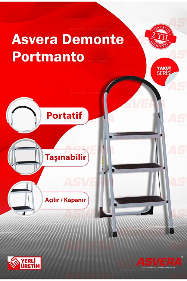 VERTİKA 3'LÜ EV TİPİ MERDİVEN - 2