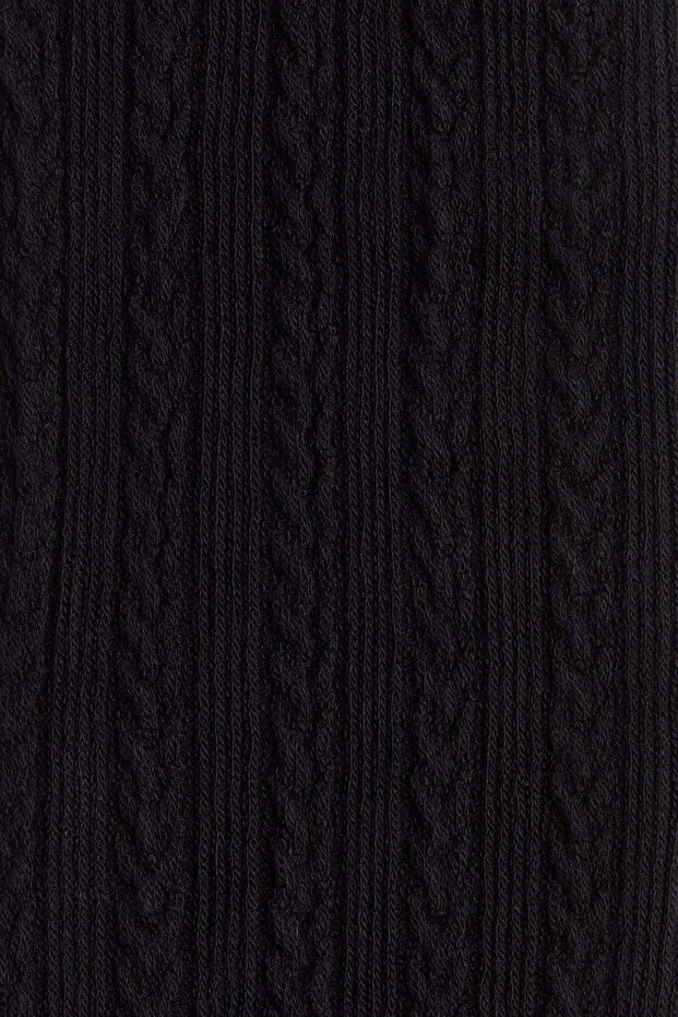 جوارب طويلة محبوكة بالكابل - 5