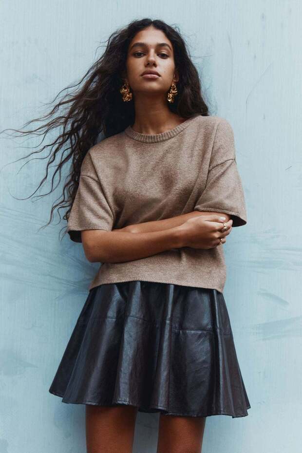 Short-sleeved jumper