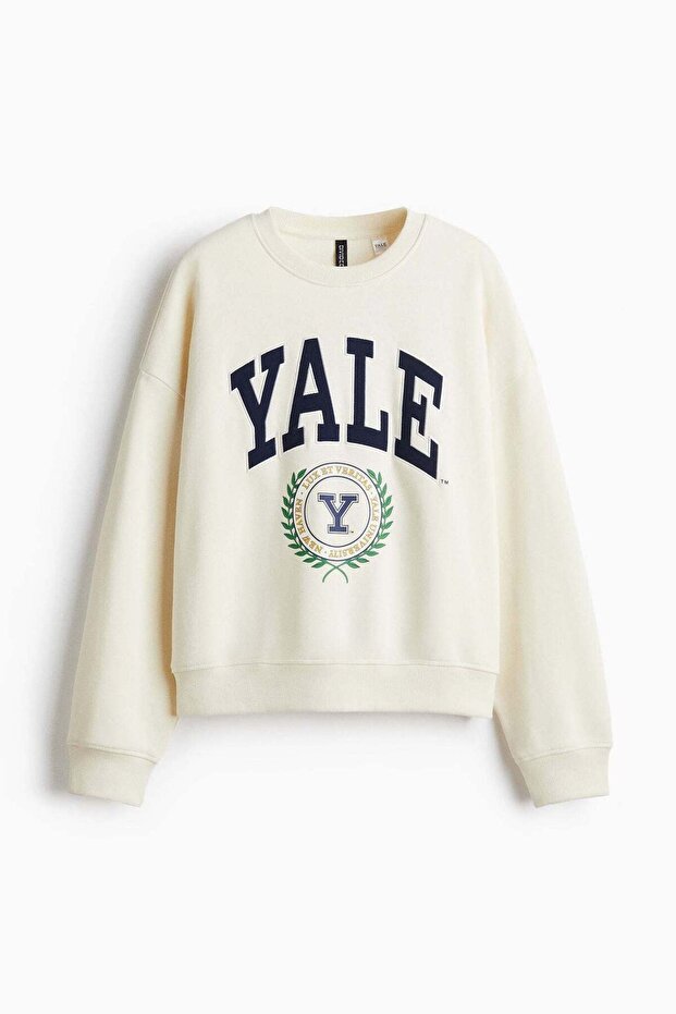 Motif-detail sweatshirt