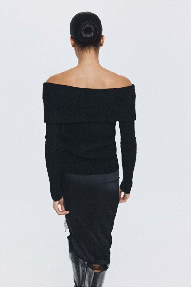 سترة مكشوفة الكتفين - 3