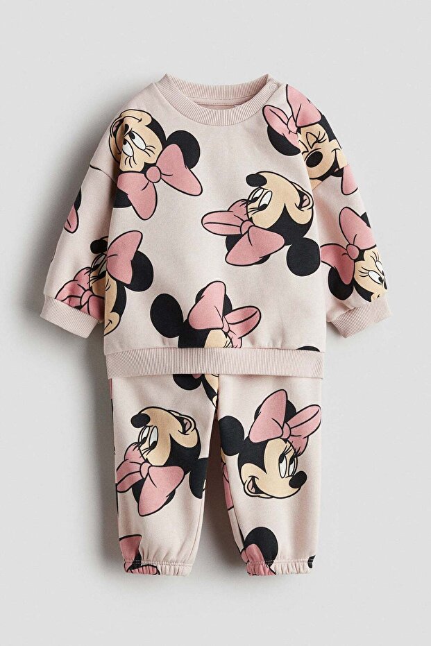 2-piece printed sweatshirt set