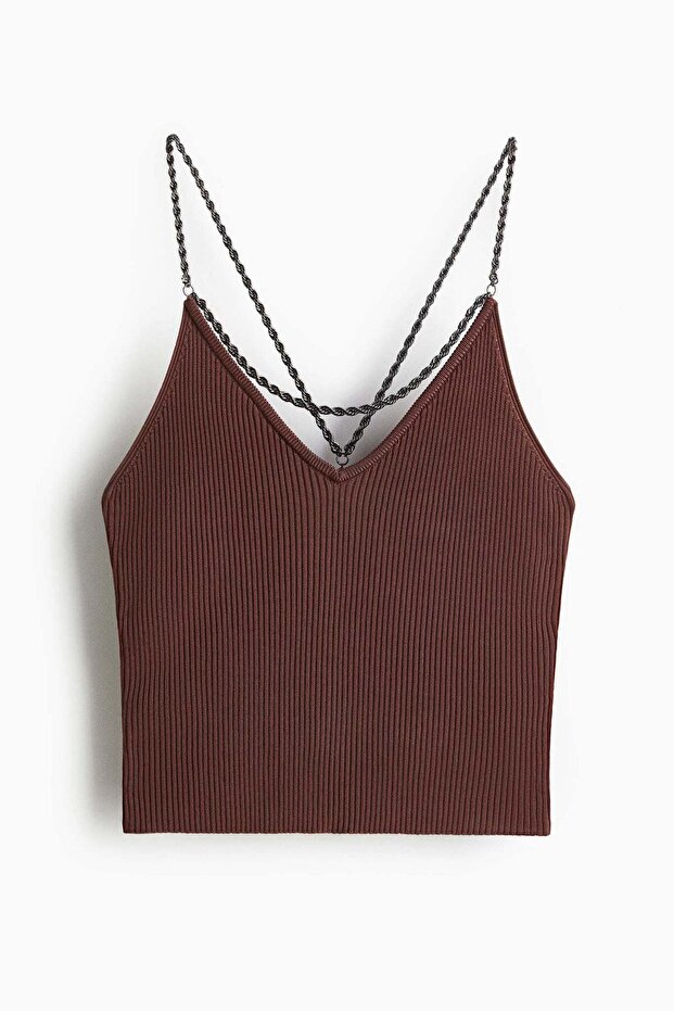 الجزء العلوي بحزام سلسلة - 1