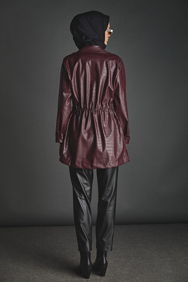 Croco Görünümlü Kap - 6