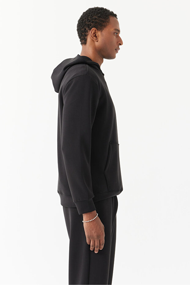 Erkek Kapüşonlu Sweat Üst - 4