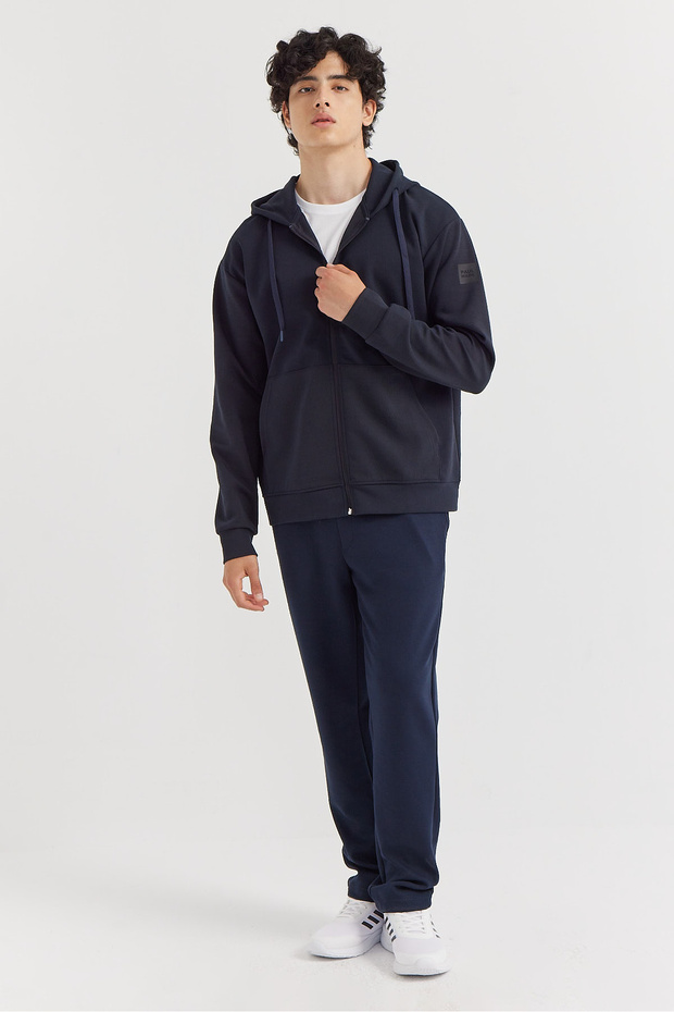 Erkek Kapüşonlu Sweat ÜSt - 6