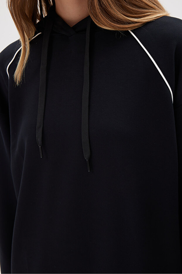 Kadın Kapüşonlu Sweat Üst - 7