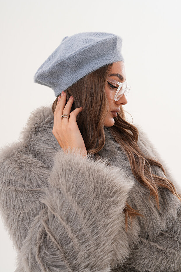 Plush Painter Hat (Beret) - 6