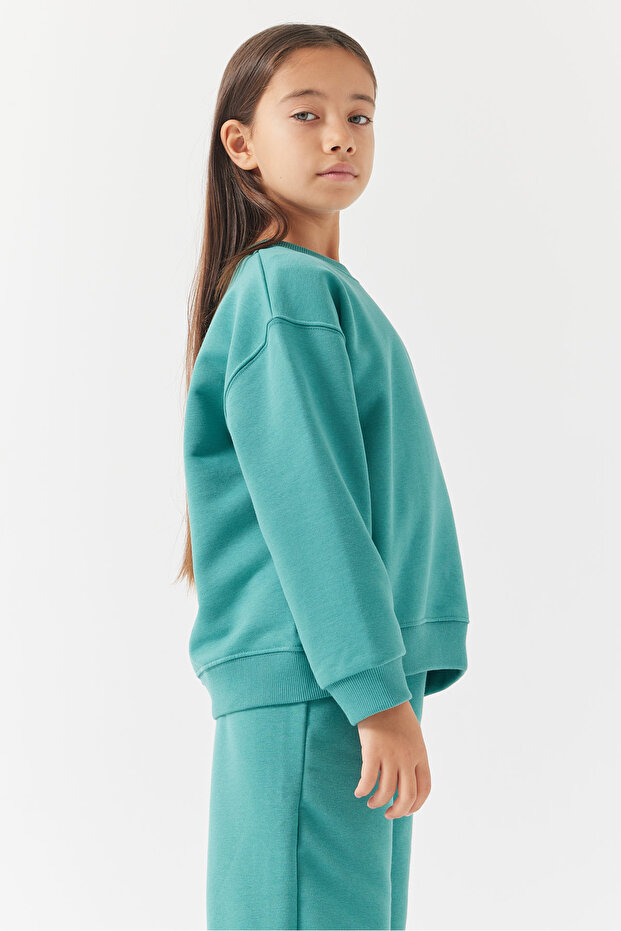 Kız Çocuk Basic Sweatshirt - 4