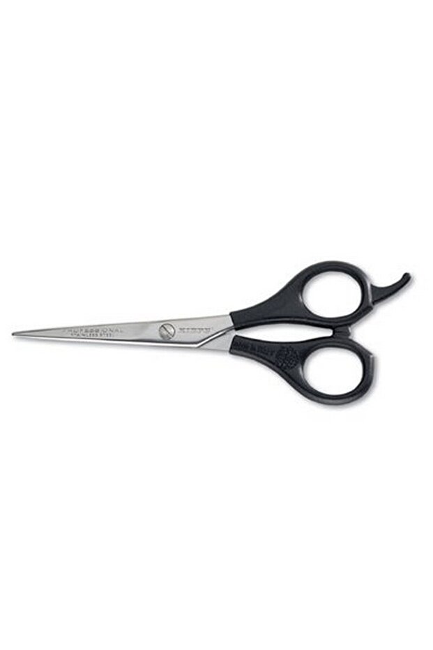 Plastic Handle Finger Rest Hair Scissor | 6 Inches
