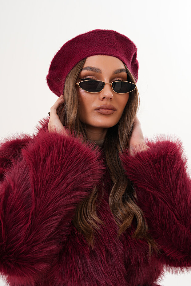 قبعة رسام من القطيفة (بيريه) - 2