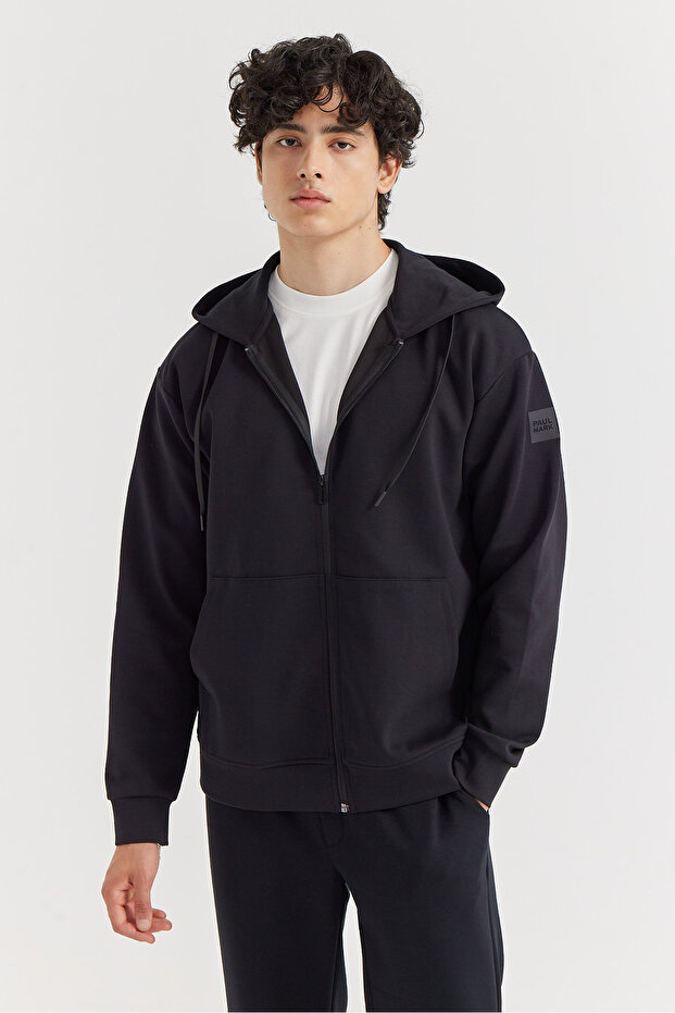 Erkek Kapüşonlu Sweat ÜSt - 1