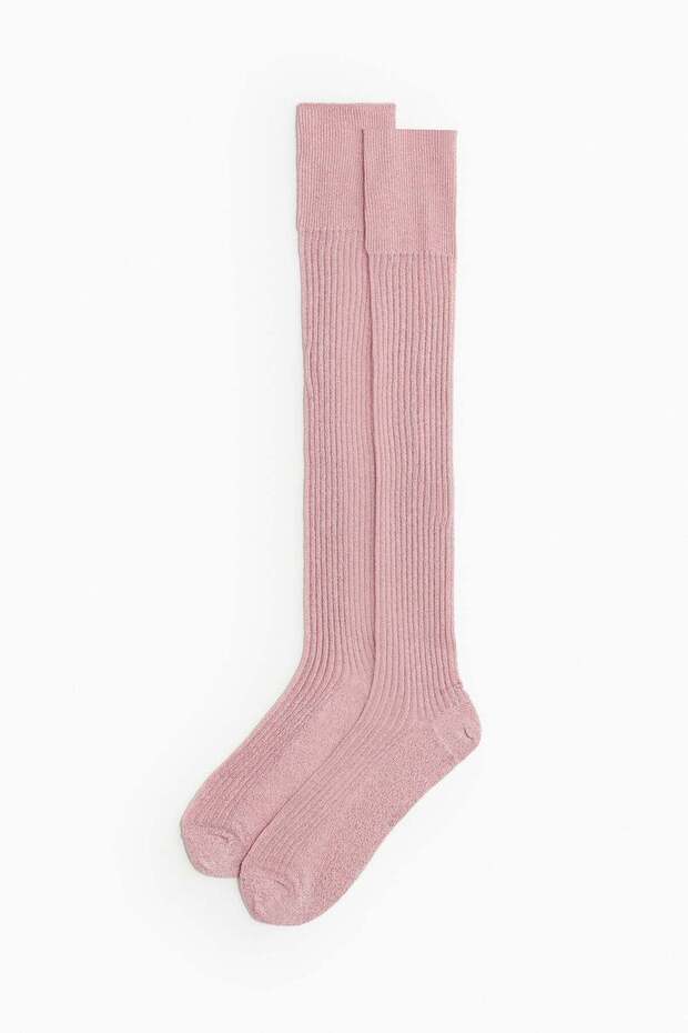 2-pack silk-blend knee socks